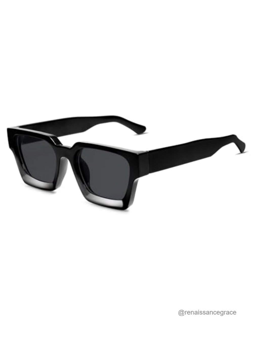 Retro Chunky Square UV400 Protection Sunglasses Unisex